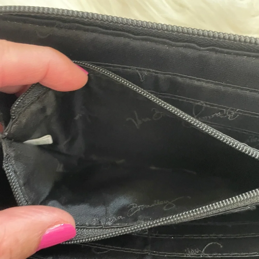 Vera Bradley Wallet Black White